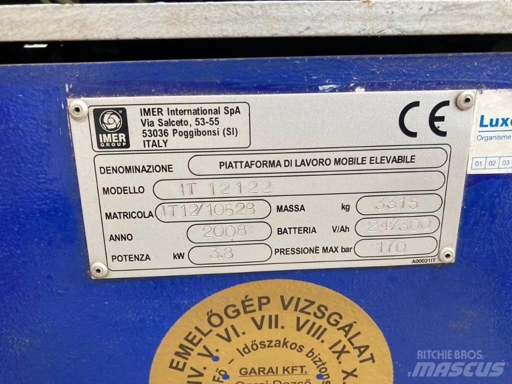 Iteco IT 12122 Šķerveida pacēlāji