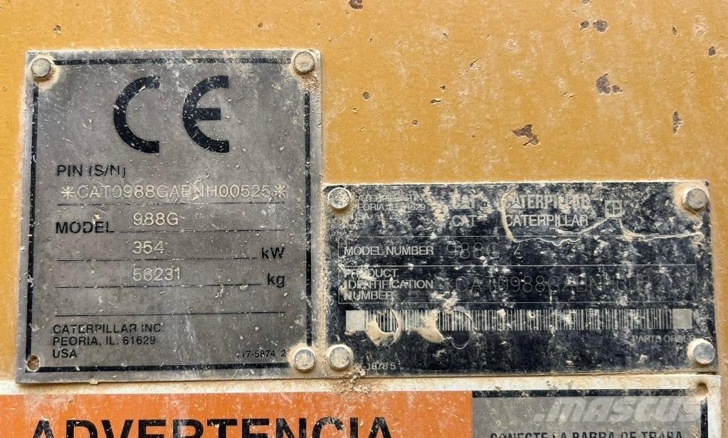 CAT 988 G Iekrāvēji uz riteņiem