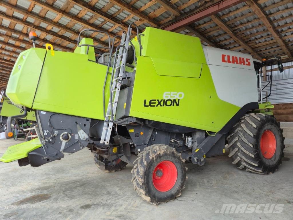 CLAAS Lexion 650 Ražas novākšanas kombaini