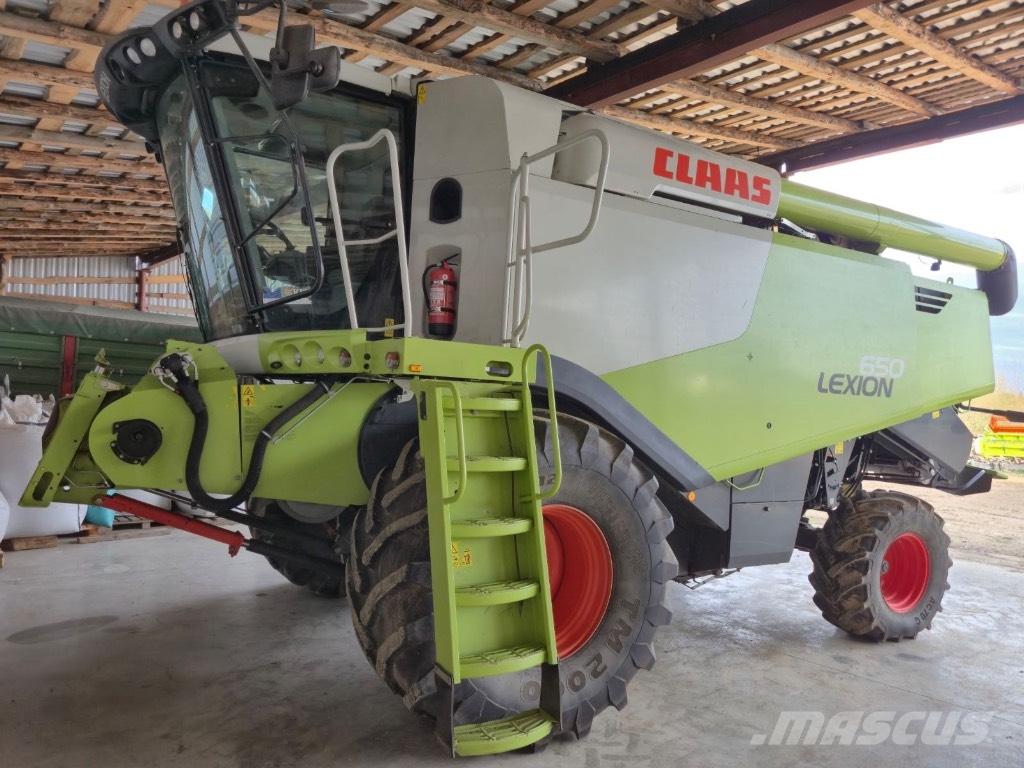 CLAAS Lexion 650 Ražas novākšanas kombaini