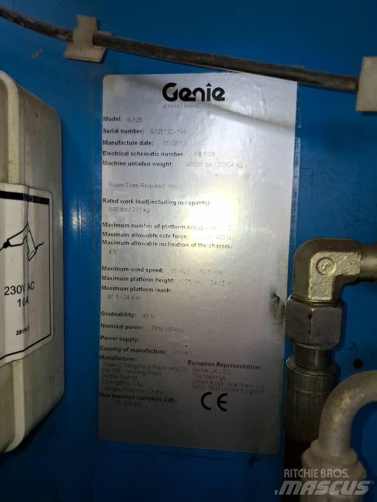 Genie S 125 Teleskopiskie pacēlāji