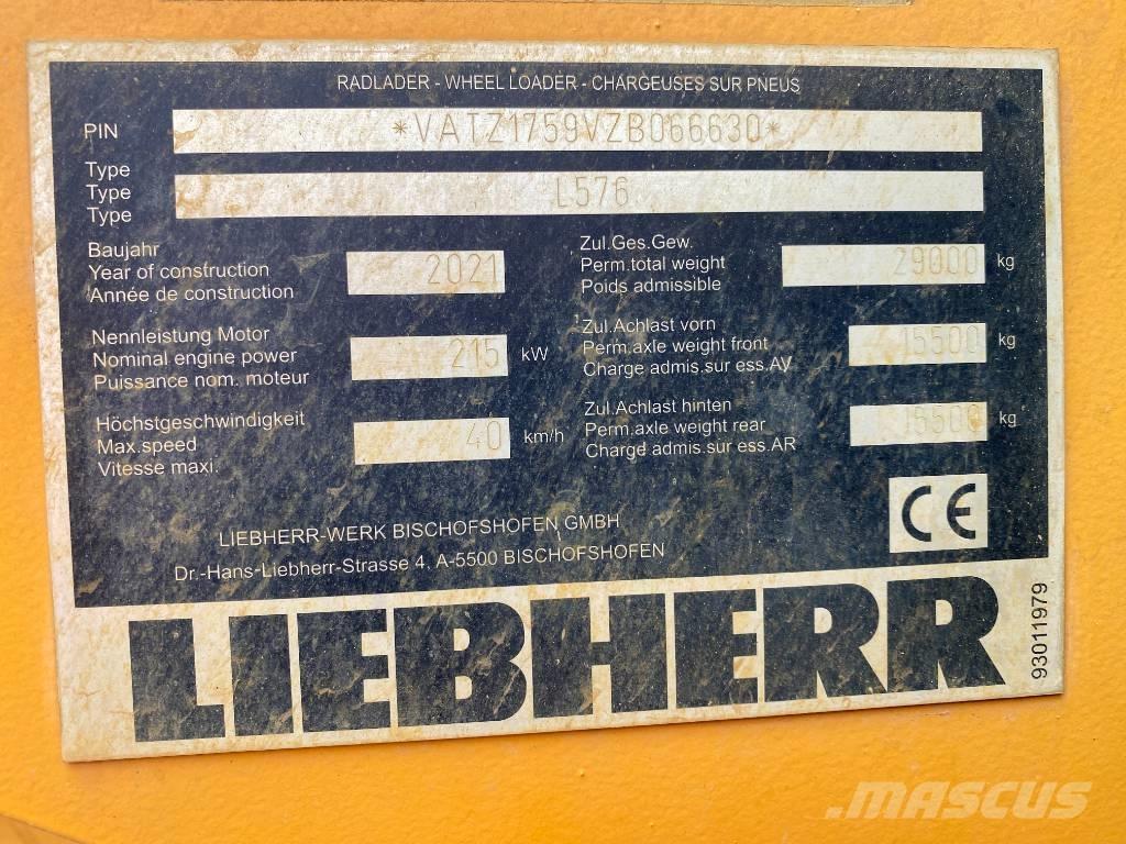Liebherr L 576 Iekrāvēji uz riteņiem