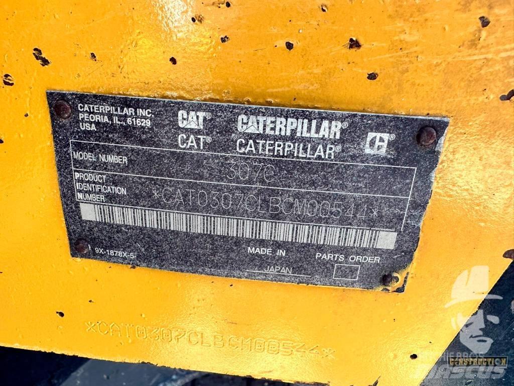 CAT 307 C Kāpurķēžu ekskavatori