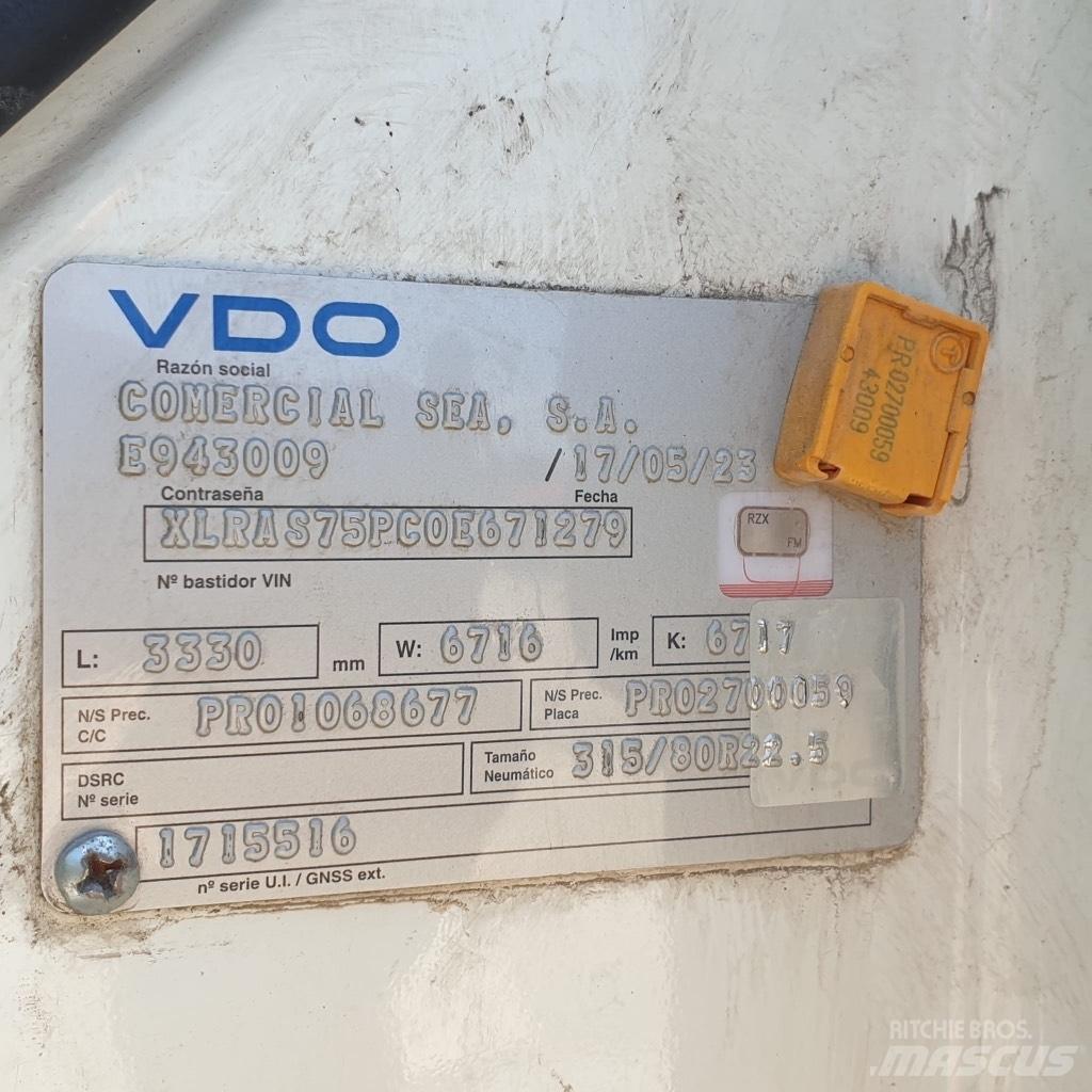 DAF 75.360 Kabeļu pacēlājs nomontējamām kravas mašīnām