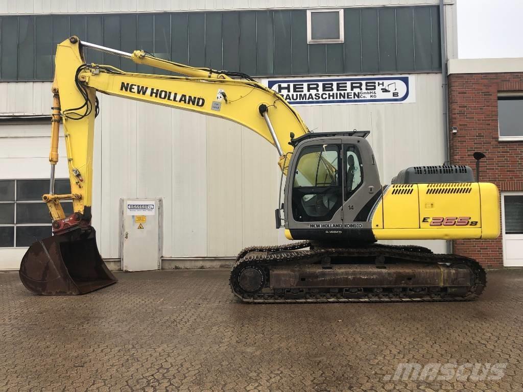 New Holland E 265 B Kāpurķēžu ekskavatori
