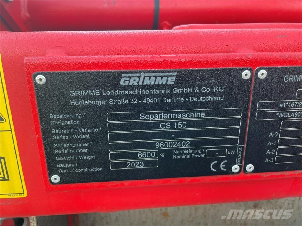 Grimme CS 150 Kartupeļu tehnika - Citi