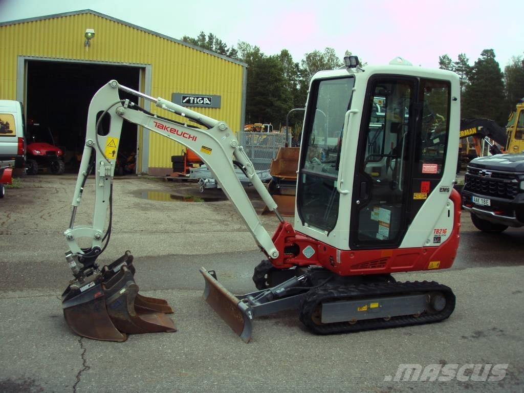 Takeuchi TB 216 Mini ekskavatori < 7 t