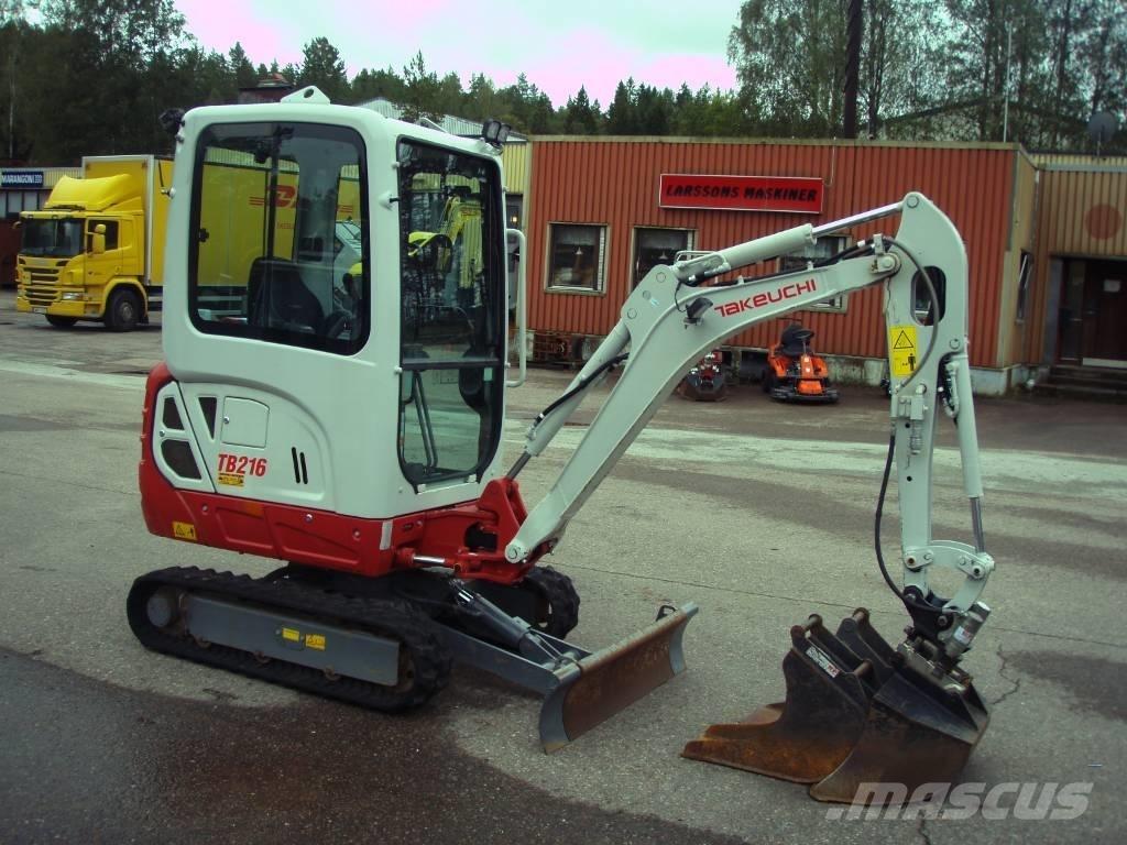 Takeuchi TB 216 Mini ekskavatori < 7 t