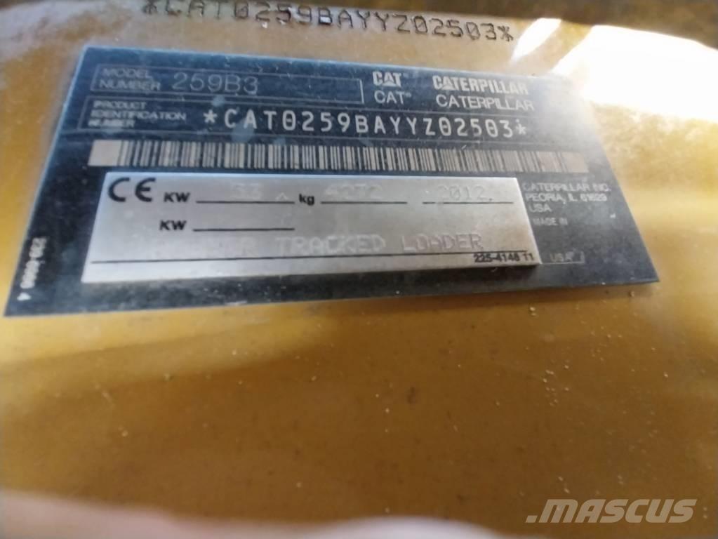 CAT 259 B 3 Lietoti riteņu kompaktiekrāvēji