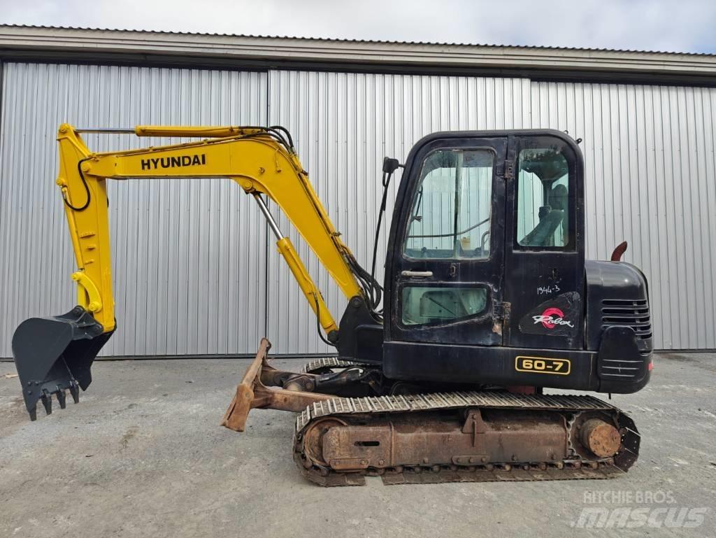 Hyundai R 60-7 Mini ekskavatori < 7 t