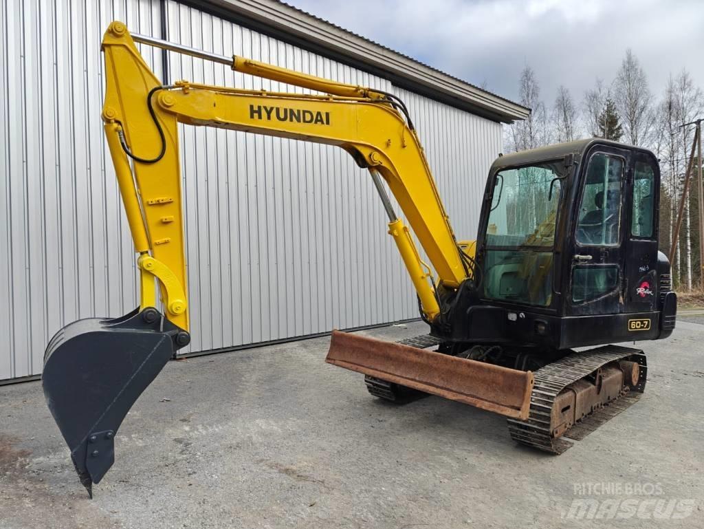 Hyundai R 60-7 Mini ekskavatori < 7 t