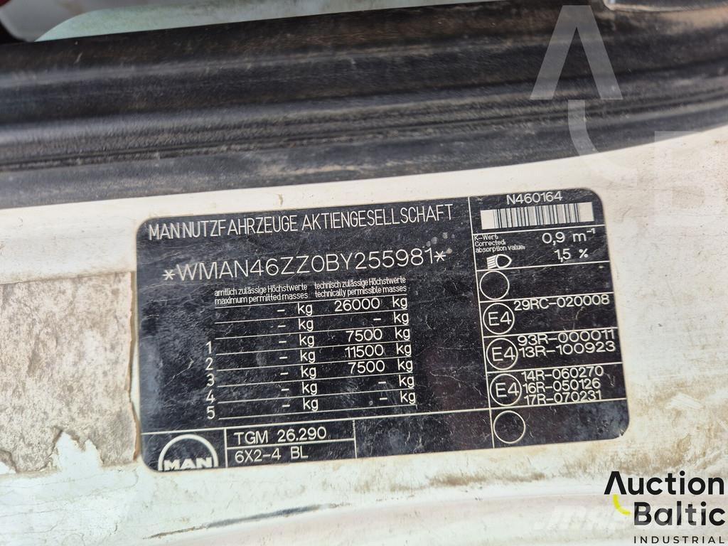 MAN TGM26.290 Atkritumu izvešanas transports