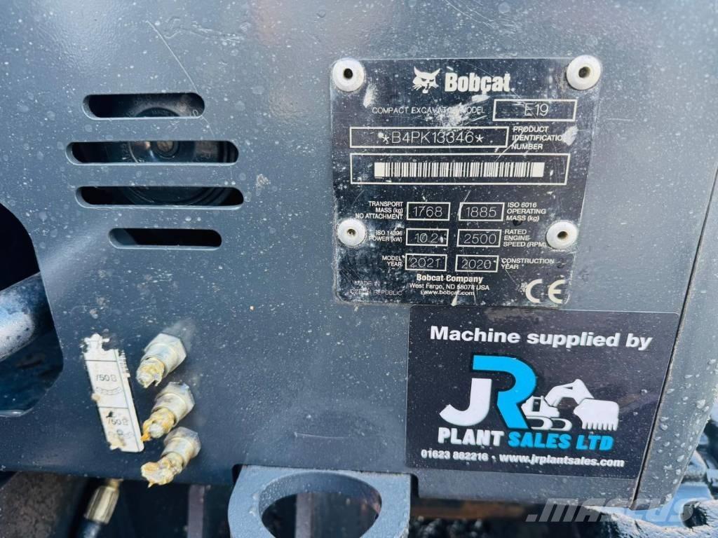 Bobcat E 19 Mini ekskavatori < 7 t