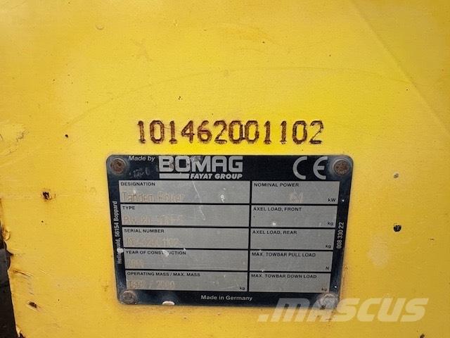 Bomag BW 80 ADH-5 Divvalču grunts veltņi