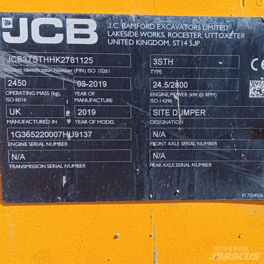 JCB 3TSTH Mini pašizgāzēji