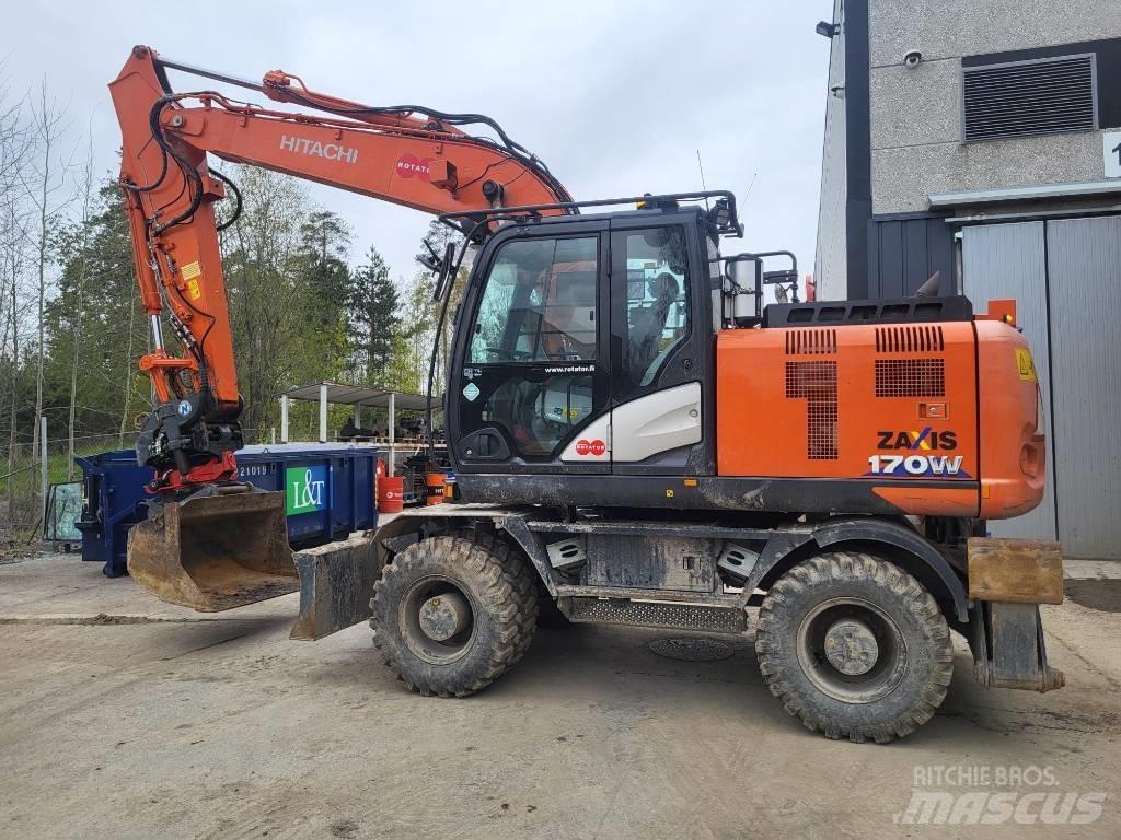 Hitachi ZX170W-6 Ekskavatori uz riteņiem