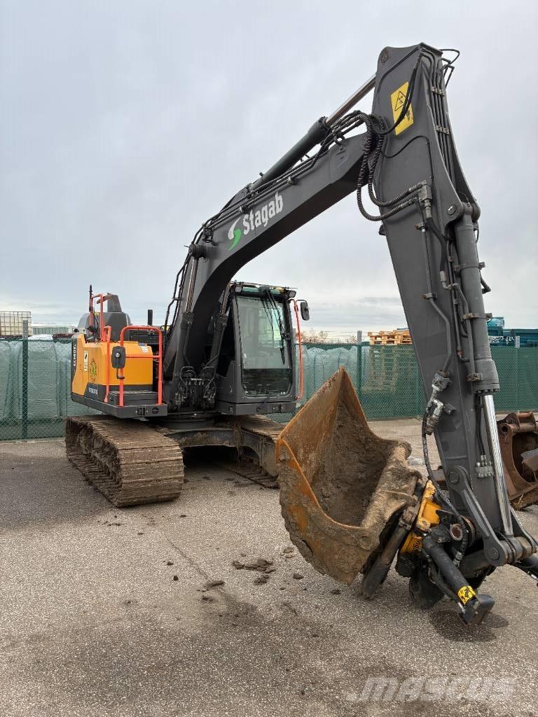 Volvo EC140EL Kāpurķēžu ekskavatori