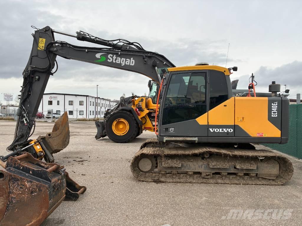 Volvo EC140EL Kāpurķēžu ekskavatori