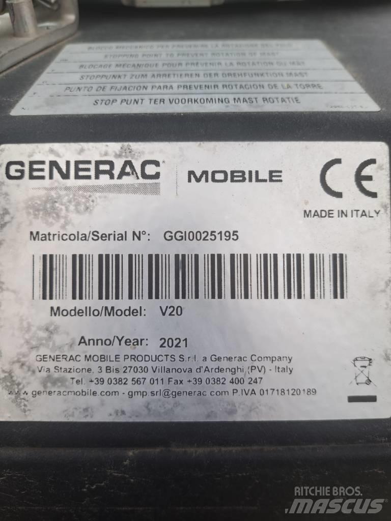 Pramac Generac V20 Gaismas torņi