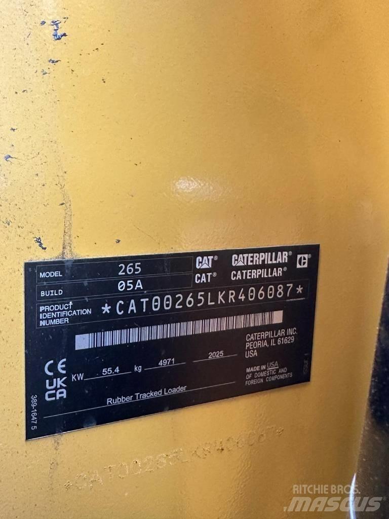 CAT 265 Kāpurķēžu iekrāvēji