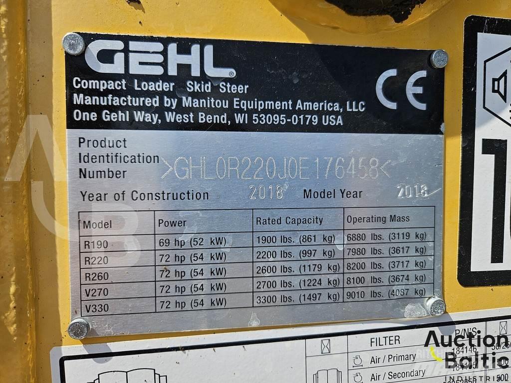 Gehl R 220 Lietoti riteņu kompaktiekrāvēji