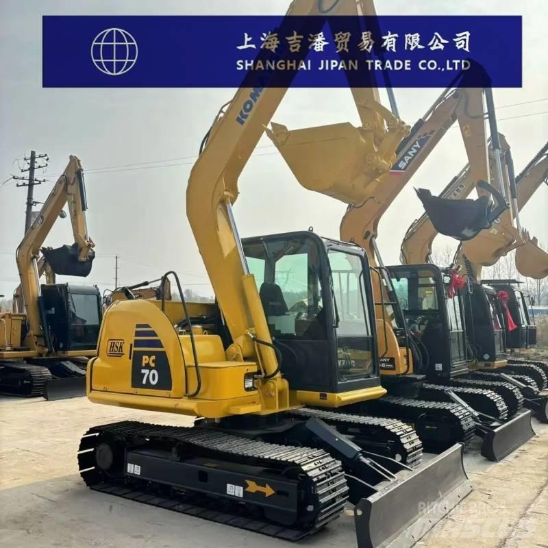 Komatsu PC 70 Kāpurķēžu ekskavatori