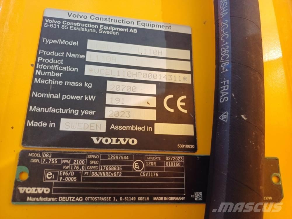 Volvo L110H Iekrāvēji uz riteņiem