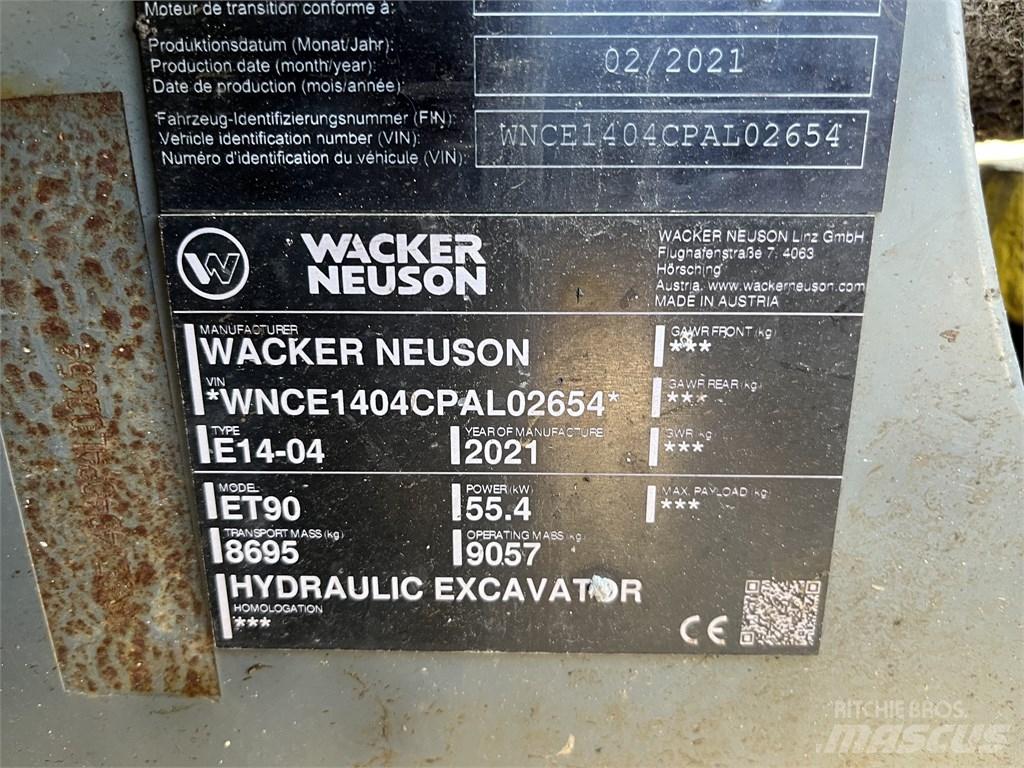 Wacker Neuson ET90 Vidēja lieluma ekskavatori 7 t - 12 t