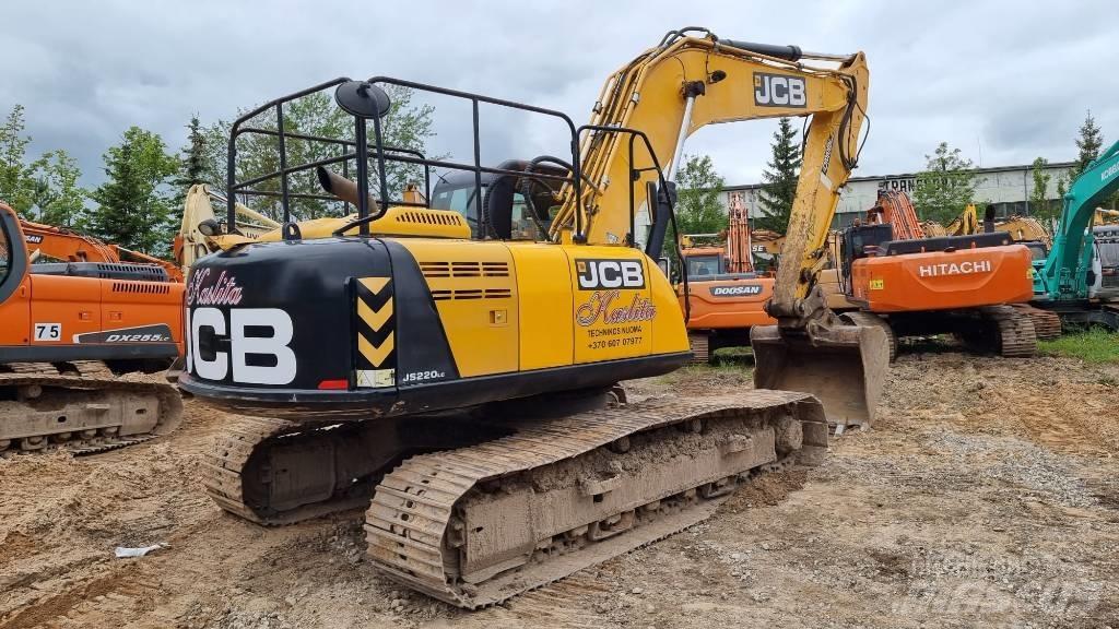 JCB JS 220 LC Kāpurķēžu ekskavatori