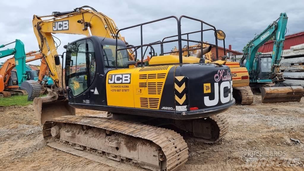 JCB JS 220 LC Kāpurķēžu ekskavatori