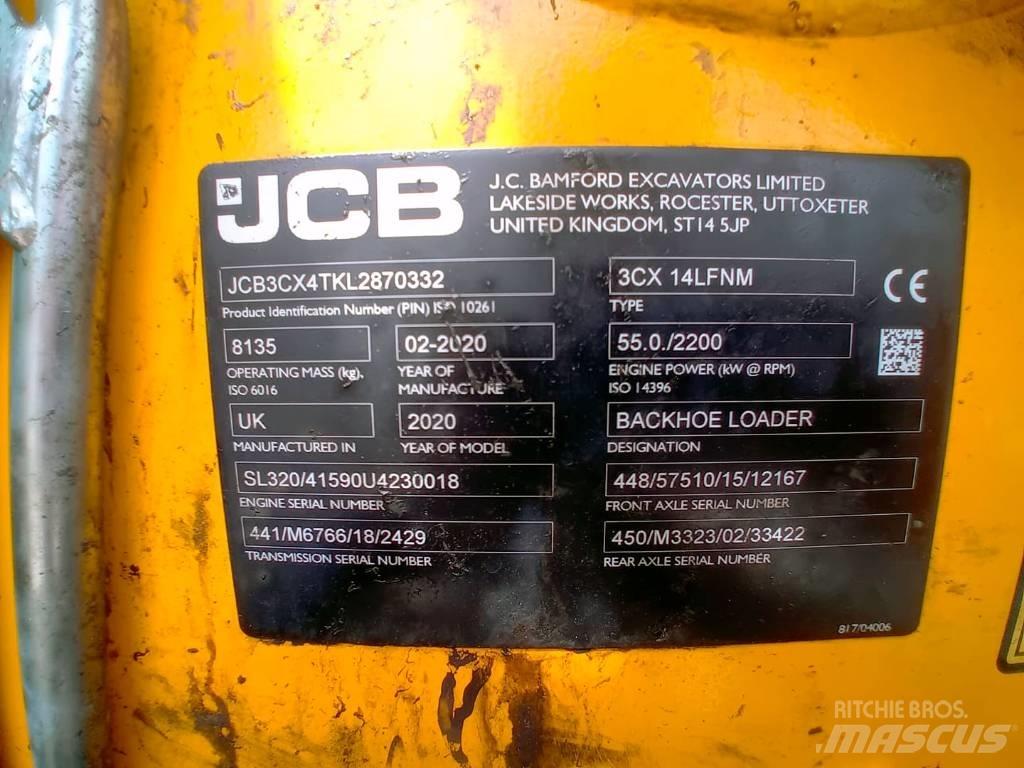 JCB 3 CX 4 T Ekskavatori-iekrāvēji