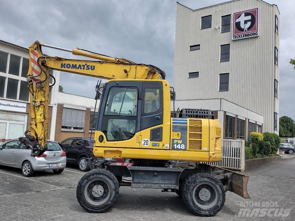 Komatsu PW 148-8 Ekskavatori uz riteņiem