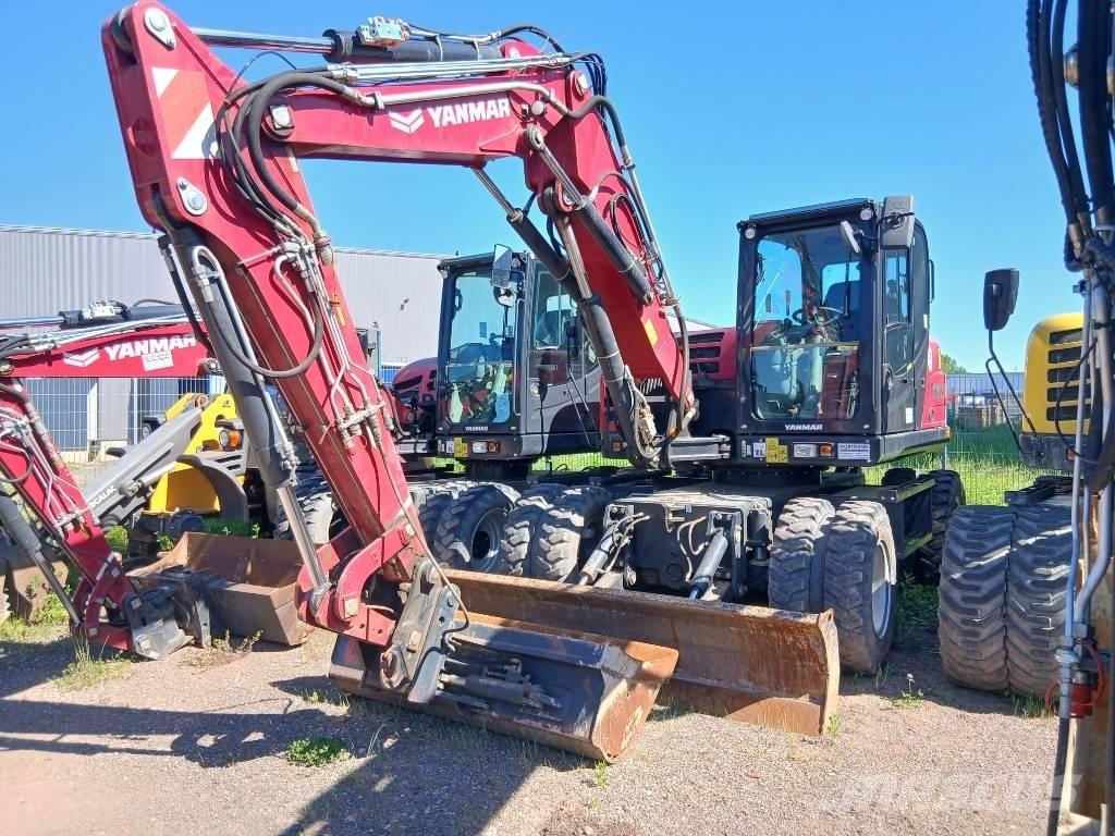 Yanmar B 110 w Ekskavatori uz riteņiem