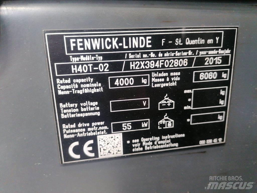 Linde H40T-02 LPG tehnika