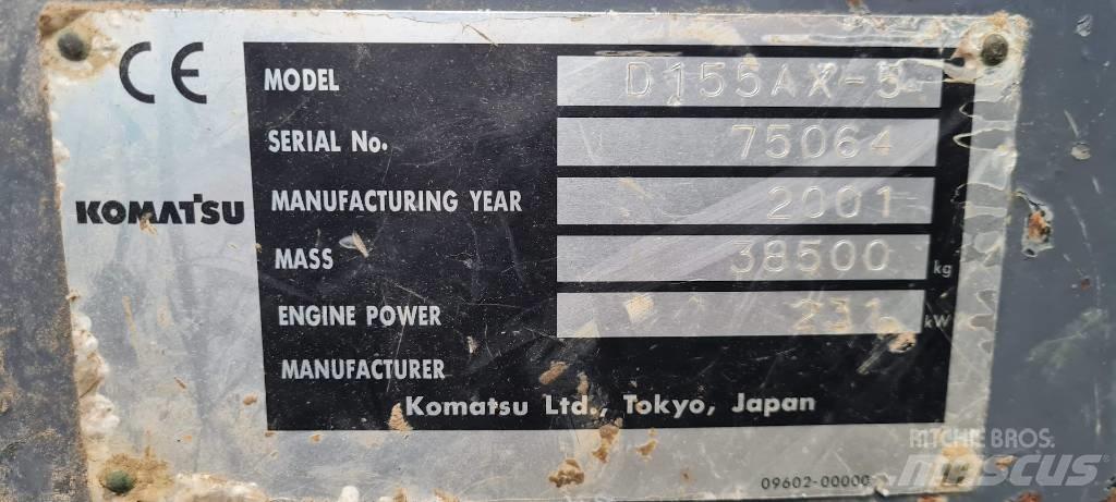 Komatsu D 155 AX-5 Kāpurķēžu buldozeri
