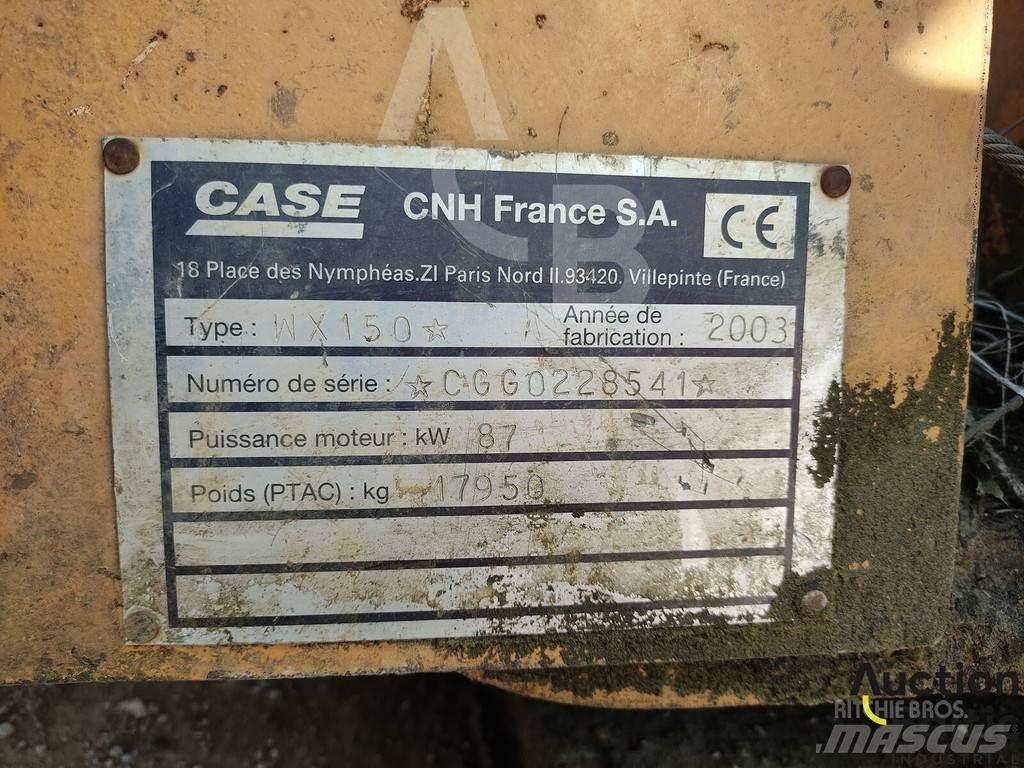 CASE WX 150 Ekskavatori uz riteņiem