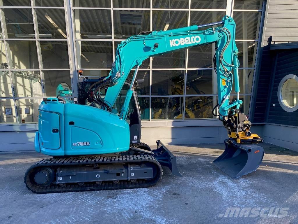 Kobelco SK75SR-7 Kāpurķēžu ekskavatori
