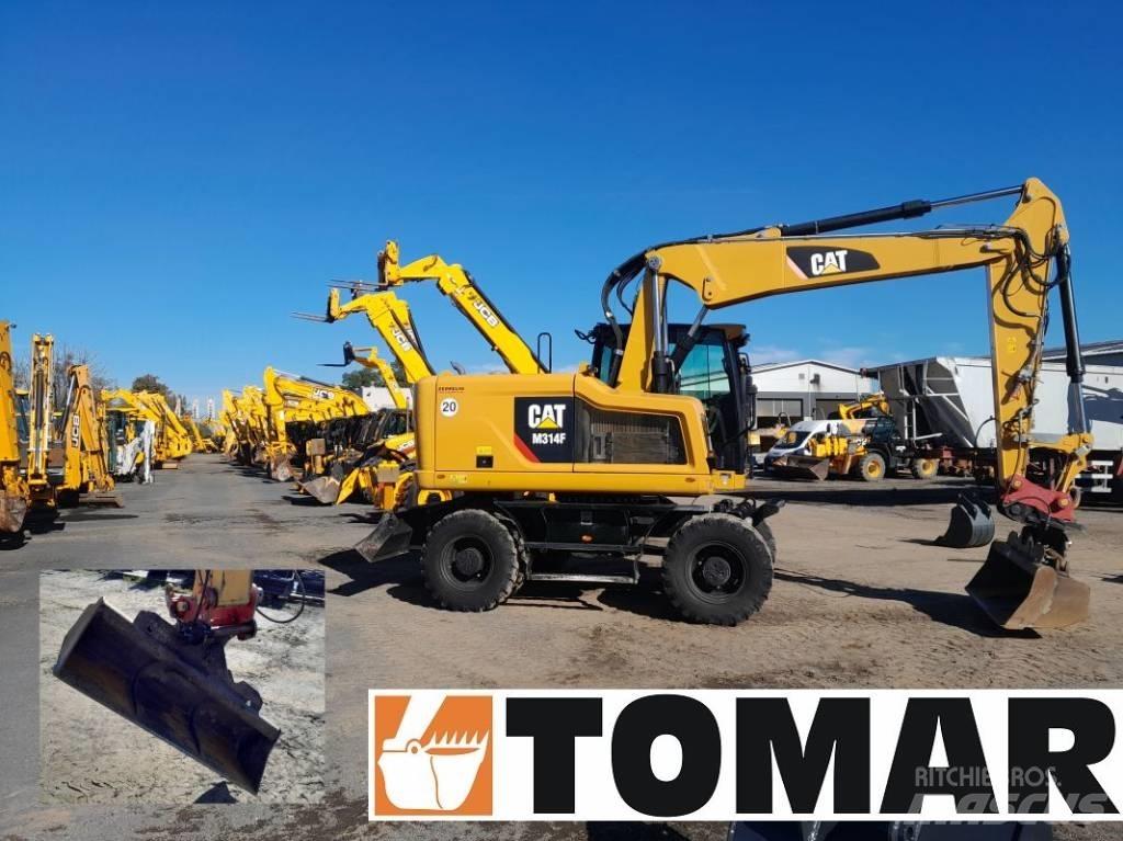 CAT M 314 F Ekskavatori uz riteņiem