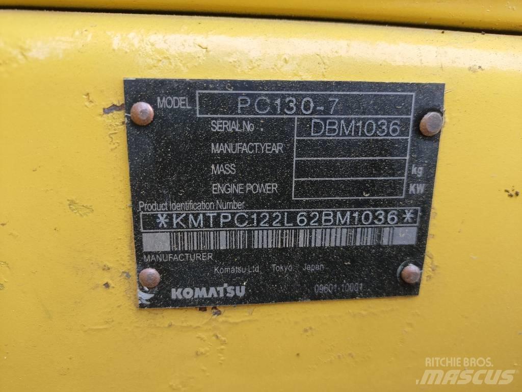 Komatsu PC130 Kāpurķēžu ekskavatori
