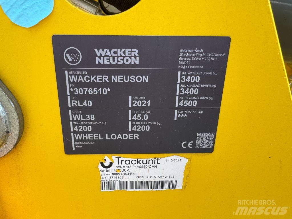 Wacker Neuson WL38 Iekrāvēji uz riteņiem