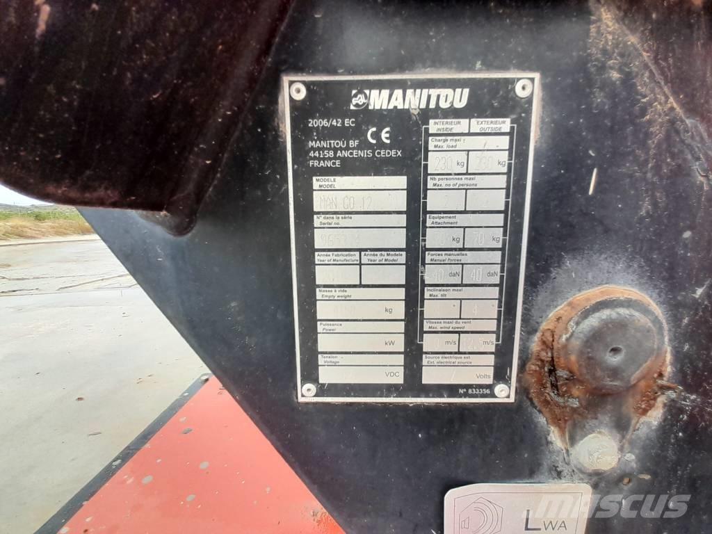 Manitou ManGo 12 Strēles pacēlāji