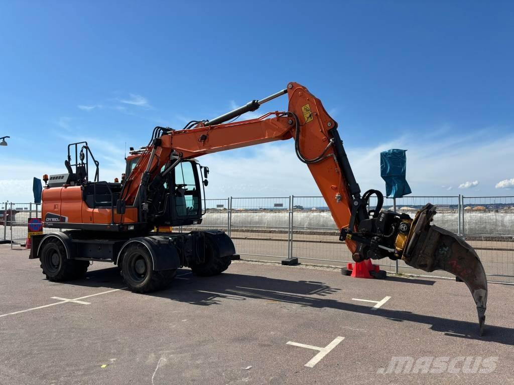Doosan DX 160 W Ekskavatori uz riteņiem