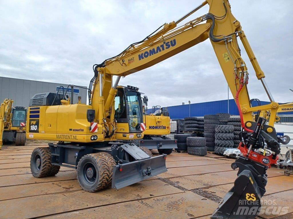Komatsu PW180-11E0 Ekskavatori uz riteņiem