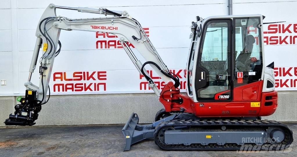 Takeuchi TB 260 Mini ekskavatori < 7 t