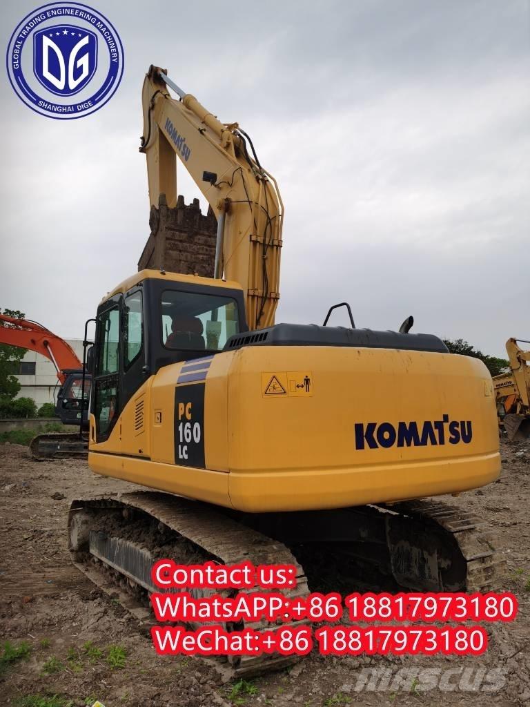 Komatsu PC 160-7 Kāpurķēžu ekskavatori