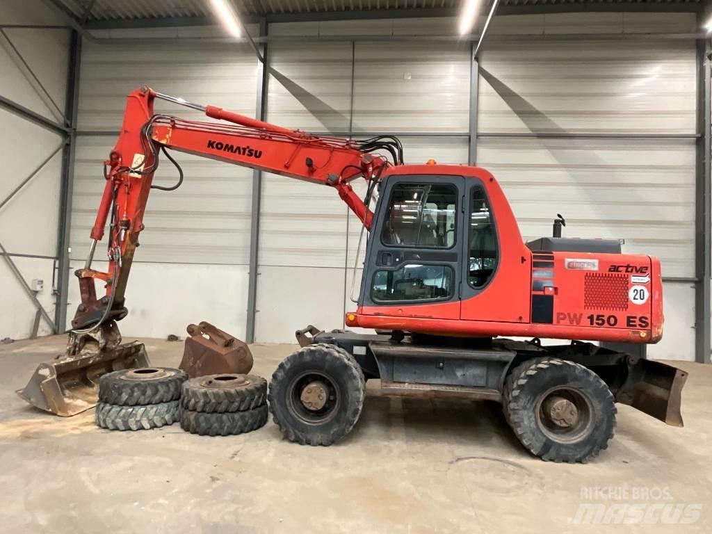 Komatsu PW 150ES-6K Ekskavatori uz riteņiem