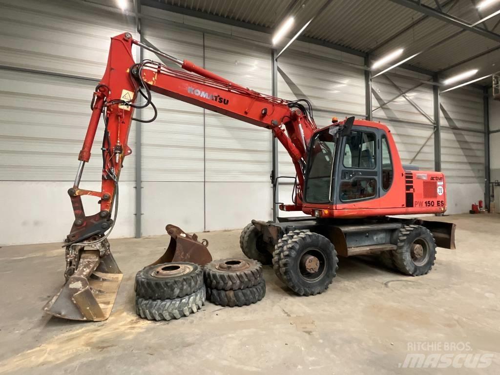 Komatsu PW 150ES-6K Ekskavatori uz riteņiem