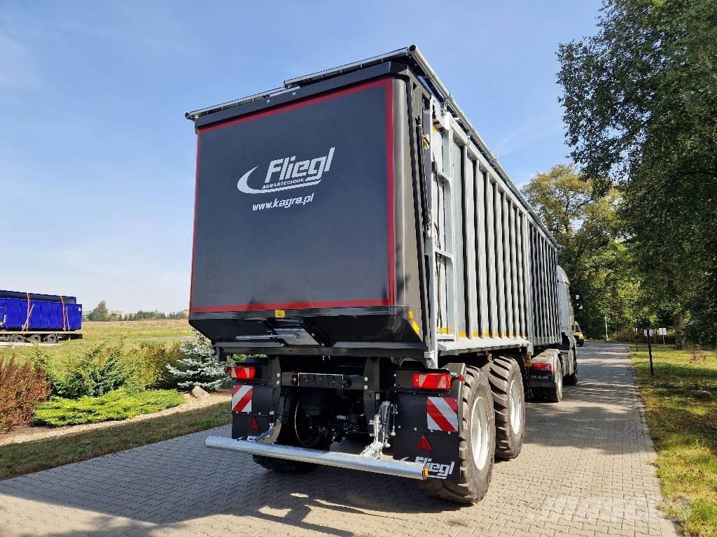 Fliegl ASS 298 Kustīgo grīdu puspiekabes
