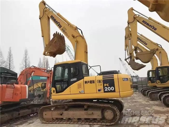 Komatsu PC 200-7 Kāpurķēžu ekskavatori