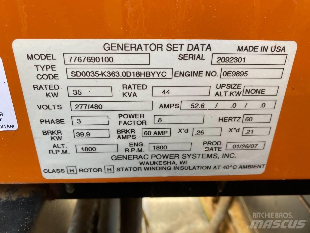 Generac 35 KW Dīzeļģeneratori